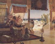 Rudolf Ernst Femmes filant au Maroc (mk32) china oil painting reproduction